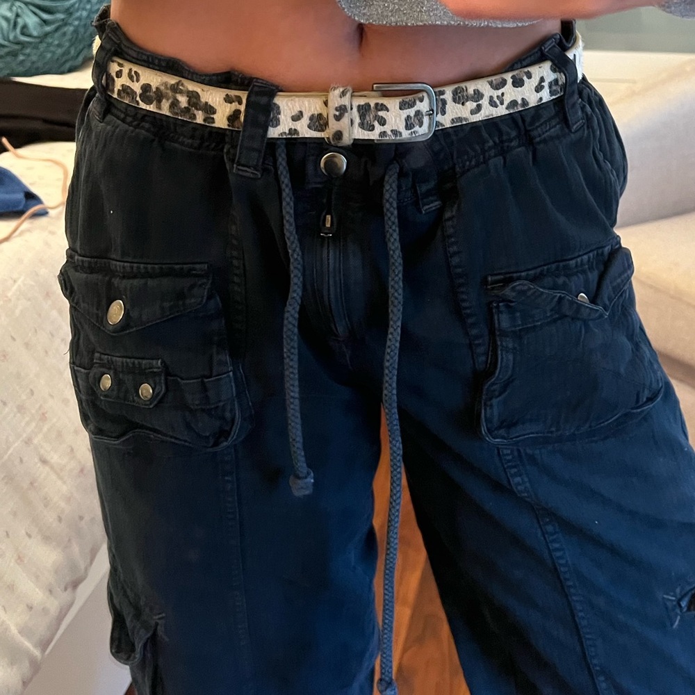 Cheetah print belt
